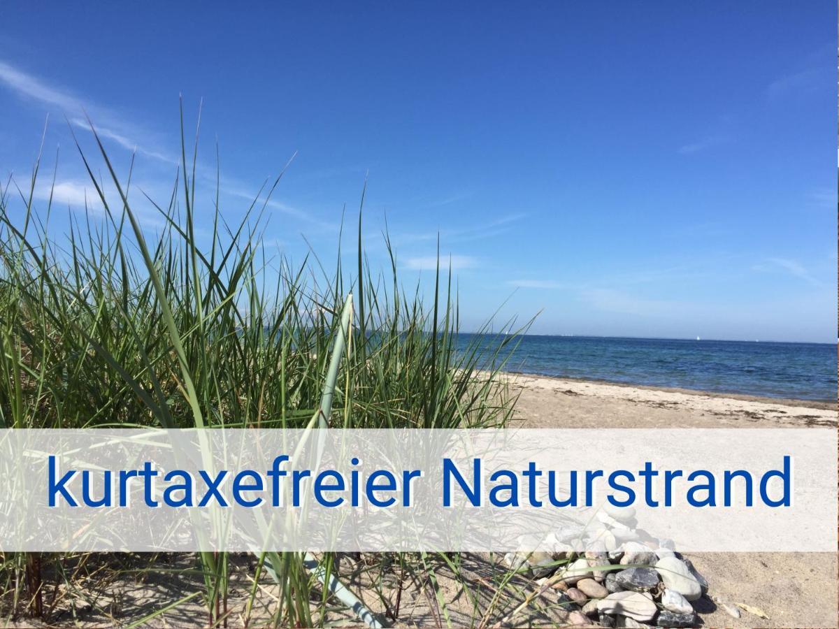 Boeltser Hus Ferienwohnungen Mit Strandkorb Und Kamin 10 Gehminuten Zum Kurtaxefreien Sandstrand Kraksdorf Luaran gambar